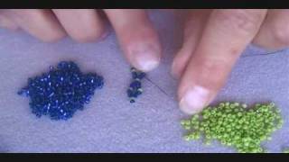 Bead Netting  Beaded Net Part 1 [upl. by Adyol]