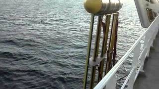 Seismic channel ▶3D seismic vessel deploying door or paravane [upl. by Boylston]