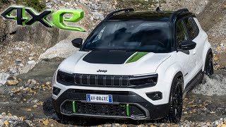 Jeep Avenger 4xe Revealed With FourWheel Drive and Lifted Suspension [upl. by Ainolopa]