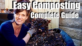 How to Make Compost From Start to FinishQuick amp Easy Complete Guide with Digital Table of Contents [upl. by Fanya]