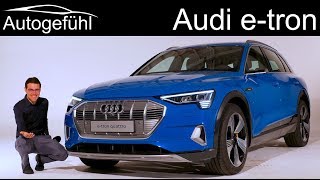 Audi etron REVIEW Premiere production car allnew Audi etron EV  Autogefühl [upl. by Eentirb]