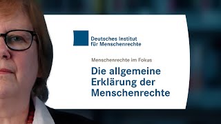 Menschenrechte im Fokus – Die Allgemeine Erklärung der Menschenrechte [upl. by Niwrehs67]