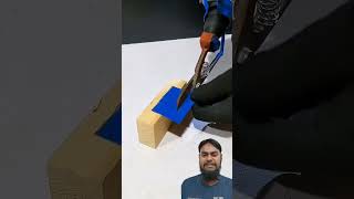 Drill Machine Se Banaye Scissor Cutting Tool  DIY Idea  shorts viralvideo [upl. by Piegari]