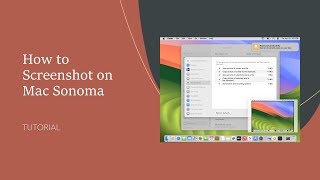 How to Screenshot on Mac Sonoma [upl. by Enram510]