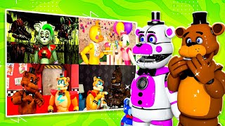 FNAF Security Breach MEET THe ORIGINAL Animatronics React [upl. by Liakim]