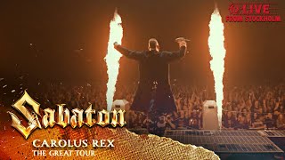 SABATON  Carolus Rex Live  The Great Tour  Stockholm [upl. by Irra]