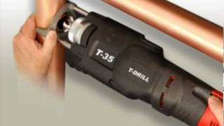 TDRILL T60 amp T35 Tee Forming Training Video [upl. by Christen]