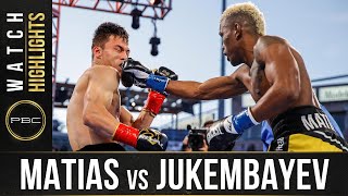 Matias vs Jukembayev HIGHLIGHTS May 29 2021  PBC on SHOWTIME [upl. by Shaylyn]