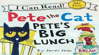 Pete the cats big lunch  Read aloud story [upl. by Olwena]