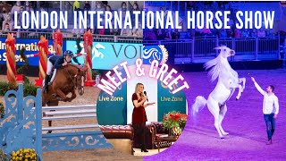 London International Horse Show VLOG  MEET amp GREET  LilPetChannel [upl. by Isabella]