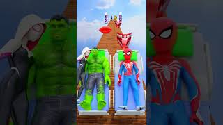 New Kiss Run Hulk vs Spiderman Funny Challenge 3 gta [upl. by Seraphine]