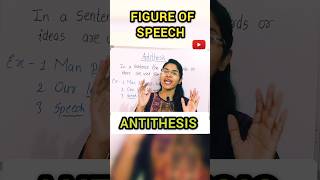 Antithesis 🤔  Figure of Speech  English Grammar  shorts youtube english grammar viral [upl. by Malin351]