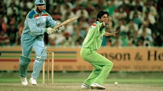 Classic Wasim Akram  ICC Mens Cricket World Cup 1992 [upl. by Noremac408]