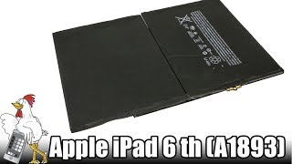 Guía del Apple ipad 6th A1893 Cambiar batería [upl. by Yrtnahc]