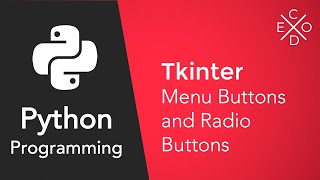 Python and Tkinter Creating Menu Buttons and Radio Buttons [upl. by Llennhoj939]