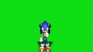 Green Screen Footage  Sonic the Hedgehog HD [upl. by Barber]