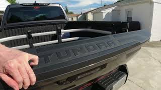 2022 Toyota Tundra bed step [upl. by Swords]