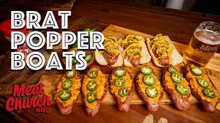 Bratwurst Popper Boats [upl. by Jade]