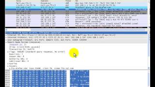 Wireshark Packet Capture on File Transfer Protocol  FTPmp4 [upl. by Violette237]