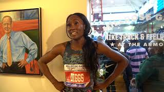 Talitha Diggs Runs First 300m As Pro In 3621 At Millrose Games 2024 [upl. by Cottrell]