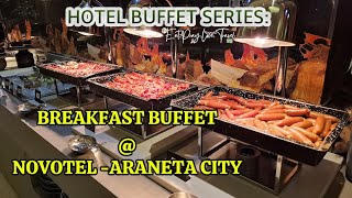 Hotel Buffet Philippines  Breakfast Buffet at Novotel Araneta City  Food Exchange Manila [upl. by Aihsot]