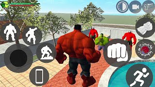 Red Hulk New Update In Indian Bikes Driving 3D  Franklin Became Red Hulk To Fight Green Hulk [upl. by Cornish]