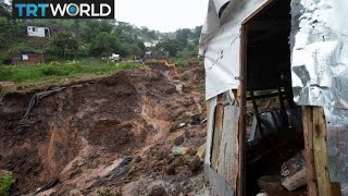 South Africa Floods At least 33 killed in flooding and mudslides [upl. by Zoie577]