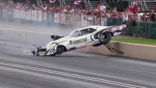 Steve Matusek walks away from incredible crash in Norwalk [upl. by Lemuela]