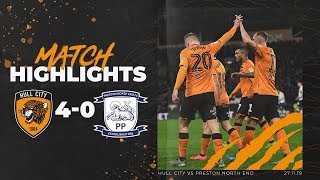 Hull City 40 Preston North End  Highlights  Sky Bet Championship [upl. by Dupaix]