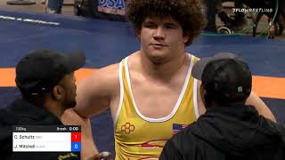 130 Kg Final Cohlton Schultz Arizona State Vs Jacob Mitchell Army WCAP [upl. by Nolyarb]