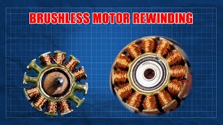 How to Rewind Brushless Motors  Learn to fix or modify your electric motors [upl. by Nylzzaj]