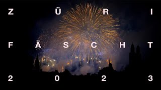 Zürich Fest  Züri Fäscht 2023 Das grosse Feuerwerk von Freitag mit Pop und Rock [upl. by Sllew]