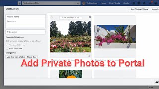 Add private pictures to your Facebook Portal [upl. by Blight]