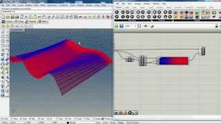 Tutorial Grasshopper evaluate and show surface curvature [upl. by Assiralk]