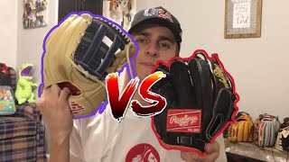 44 PRO GLOVES vs RAWLINGS PRO PREFERRED BOTH KIP LEATHER [upl. by Ettenoitna895]