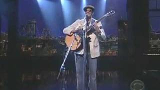 Raul Midon Performs  David Letterman Show [upl. by Norreg]