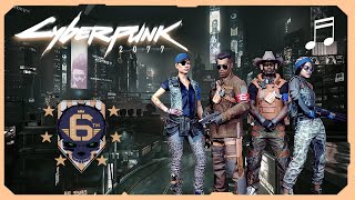 CYBERPUNK 2077 Sixth Street Combat  Stealth Music Mix  Unreleased Soundtrack [upl. by Muirhead]