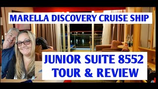 Junior Suite 8552 Tour and Review  Marella Discovery Cruise Ship [upl. by Suzie15]