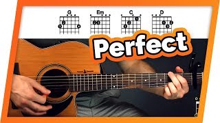 Perfect Guitar Tutorial Ed Sheeran Easy Chords Guitar Lesson [upl. by Gnuhc571]