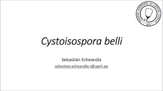 Cystoisospora belli [upl. by Sivat706]