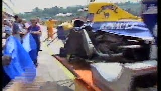 Riccardo Patrese Tamburello massive accident 1992 [upl. by Carbrey171]