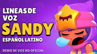 Lineas de voz de Sandy Español Latino [upl. by Granoff]