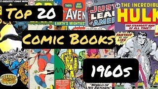 Top 20 Comic Books of the 1960s [upl. by Annairb]