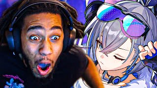 HONKAI IMPACT X STAR RAIL  Honkai Star Rail Silver Wolf Trailer Reaction [upl. by Karilynn]