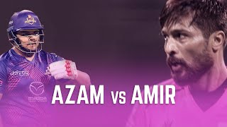 Azam Khan vs Mohammad Amir I The BIG OVER moment I Best moments of the Season 4 I Abu Dhabi T10 [upl. by Benjamen]