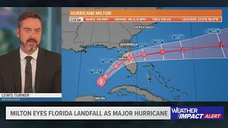 TRACKING MILTON Latest cones models and more for Hurricane Milton [upl. by Kancler]