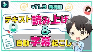 【新機能】自動字幕起こし・テキスト読み上げ機能の使い方を徹底解説｜Wondershare Filmora [upl. by Lecia]