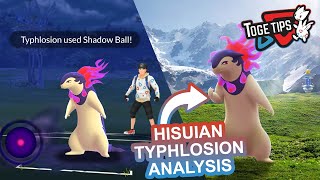 How Good is Hisuian Typhlosion  Pokemon Go Analysis [upl. by Ardnoek]