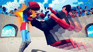 TORNEO MUNDIAL DE ARTES MARCIALES  TOTALLY ACCURATE BATTLE SIMULATOR [upl. by Ecyaj]