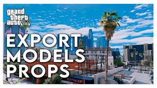 HOW TO IMPORT GTA V MODELS AND PROPS TO OBJ [upl. by Fondea583]